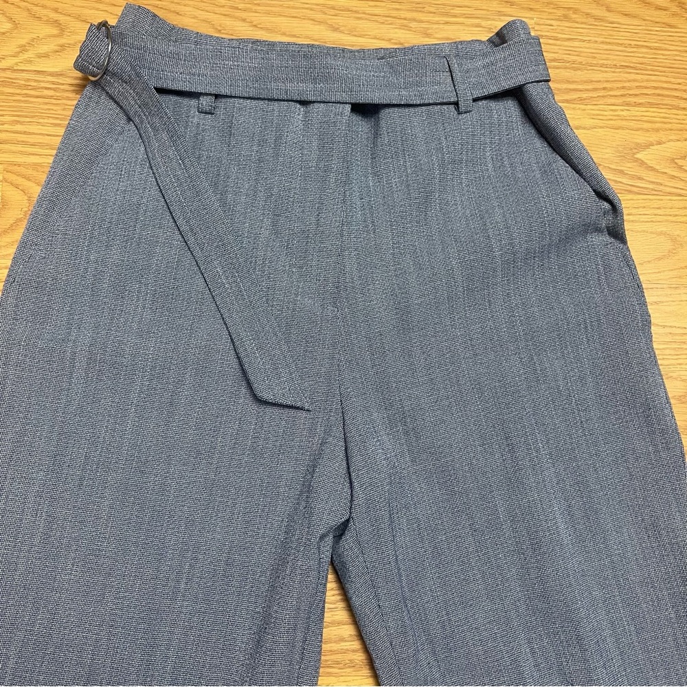 H&M Women's  High-Waisted Gray Trousers